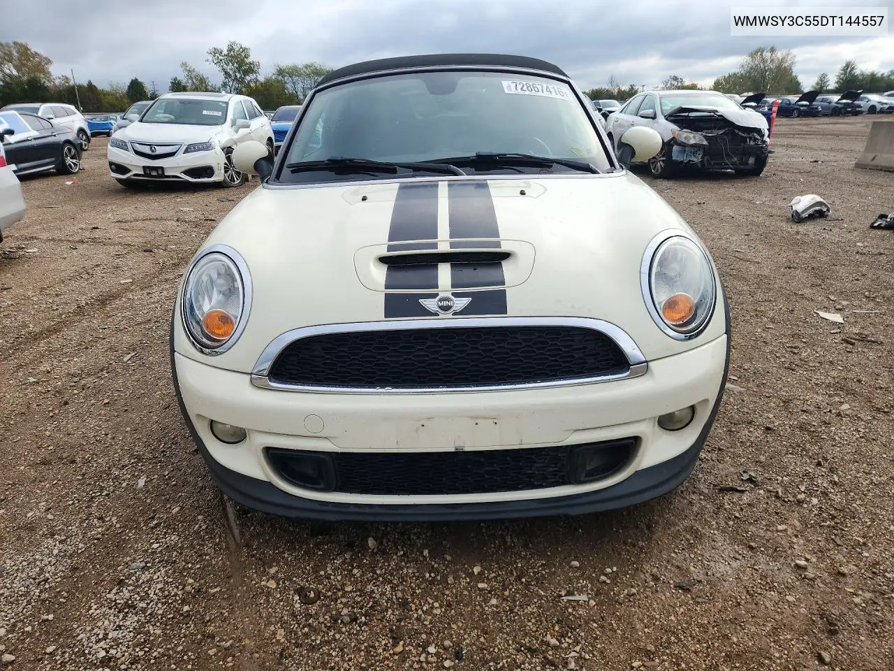 2013 MINI ROADSTER VIN WMWSY3C55DT144557 — фото 5