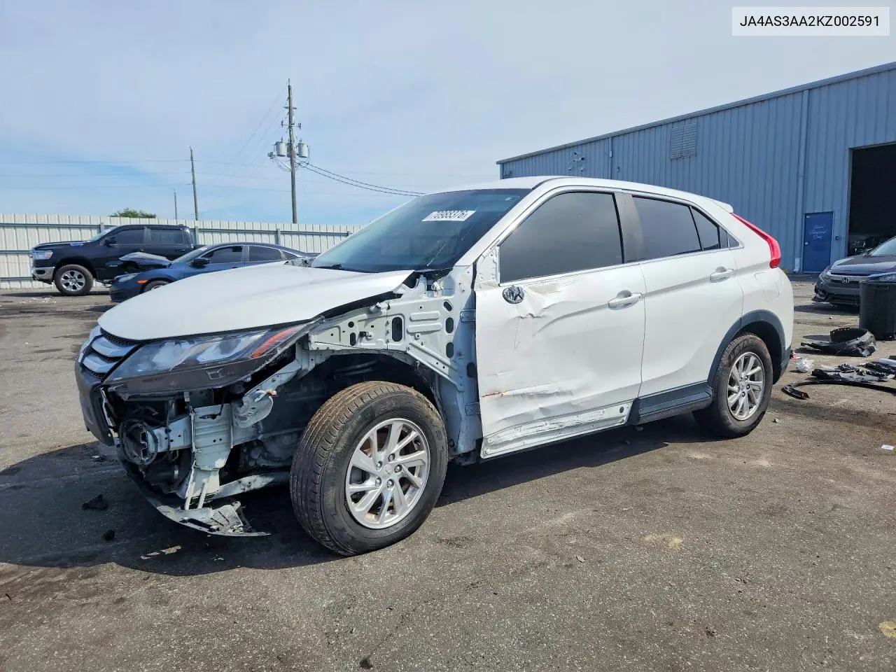 MITSUBISHI ECLIPSE CROSS 2019, VIN JA4AS3AA2KZ002591