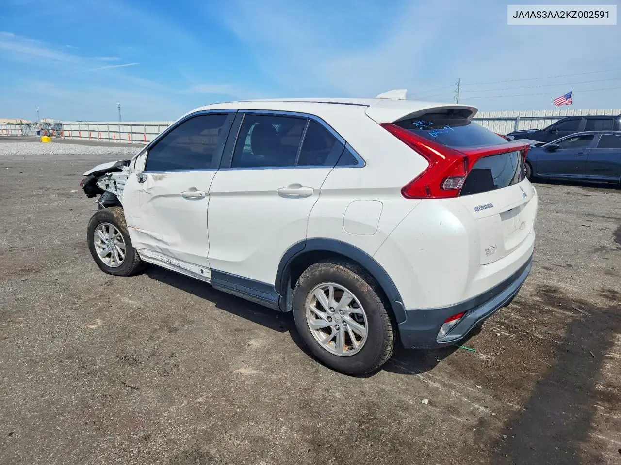 2019 MITSUBISHI ECLIPSE CROSS VIN JA4AS3AA2KZ002591 — фото 2