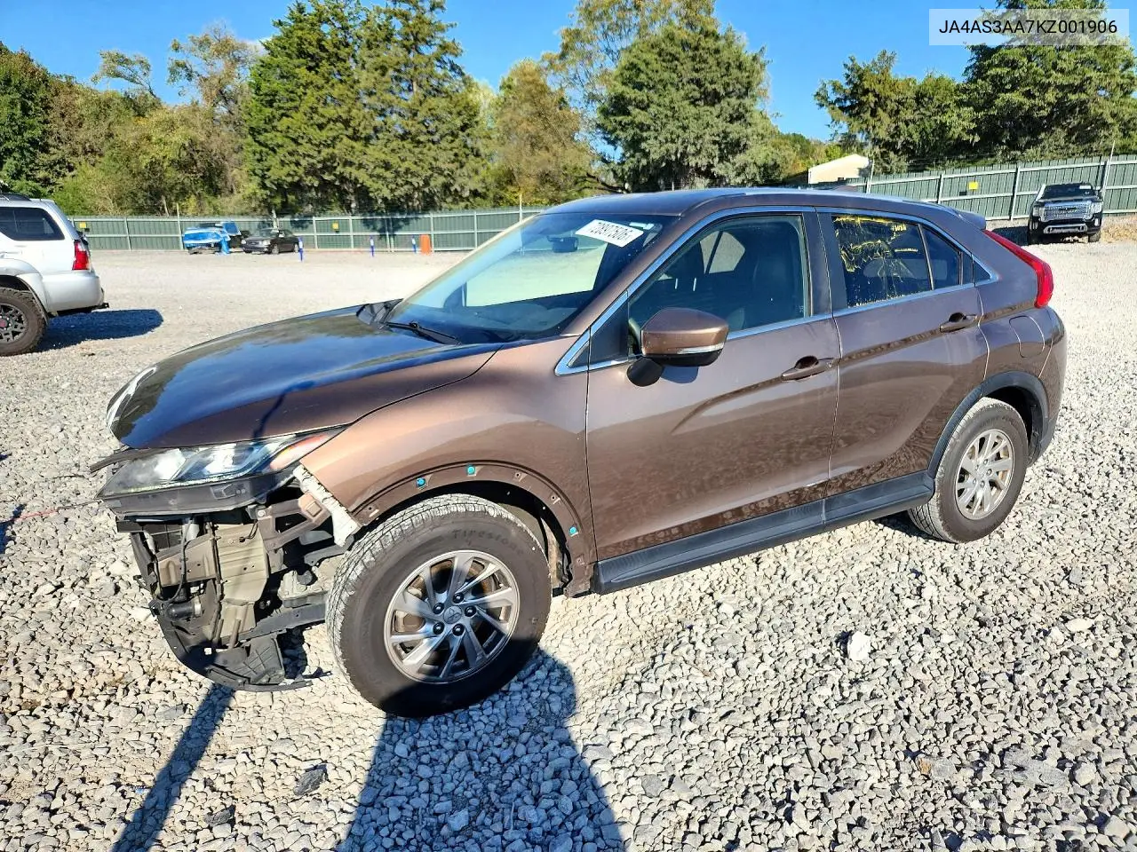 MITSUBISHI ECLIPSE CROSS 2019, VIN JA4AS3AA7KZ001906