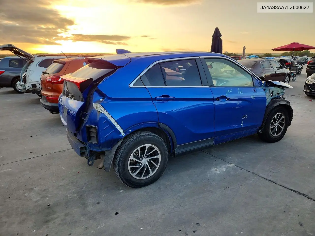2020 MITSUBISHI ECLIPSE CROSS VIN JA4AS3AA7LZ000627 — фото 3