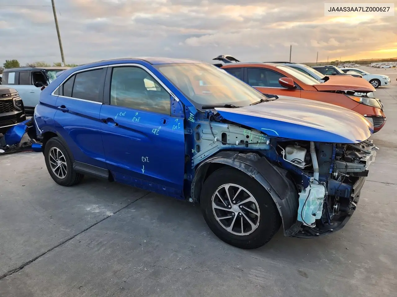 2020 MITSUBISHI ECLIPSE CROSS VIN JA4AS3AA7LZ000627 — фото 4