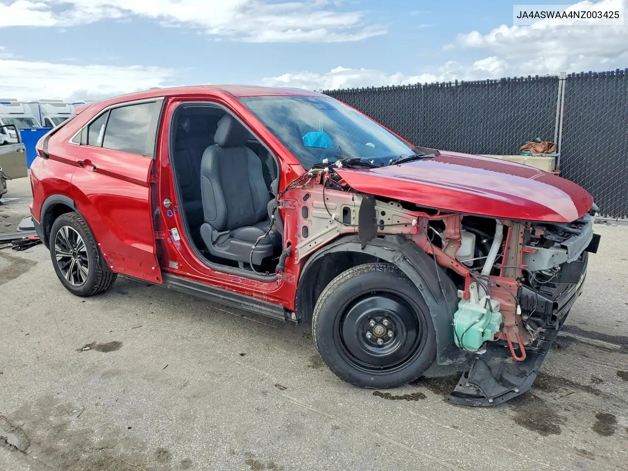 2022 MITSUBISHI ECLIPSE CROSS VIN JA4ASWAA4NZ003425 — фото 4