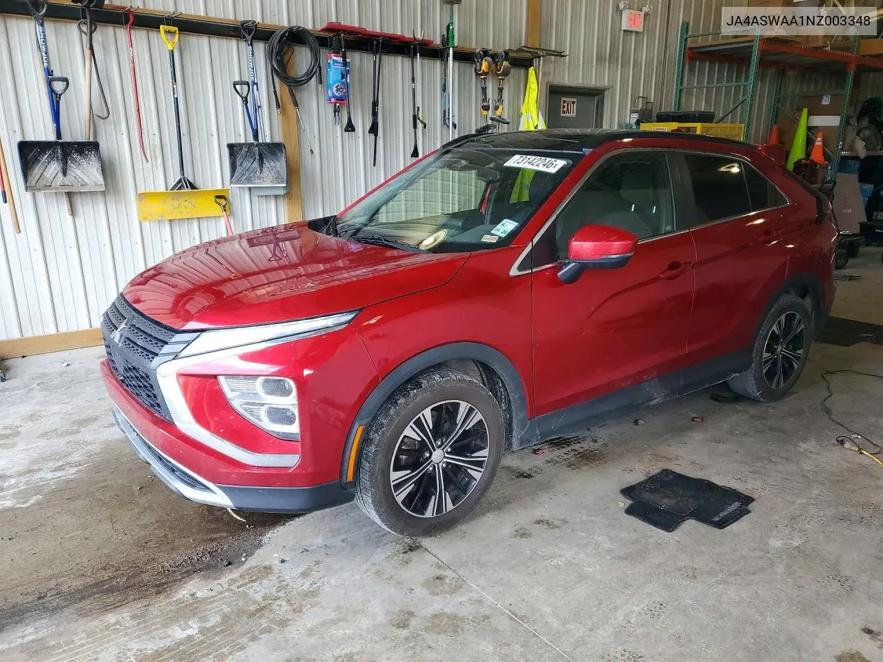 MITSUBISHI ECLIPSE CROSS 2022, VIN JA4ASWAA1NZ003348