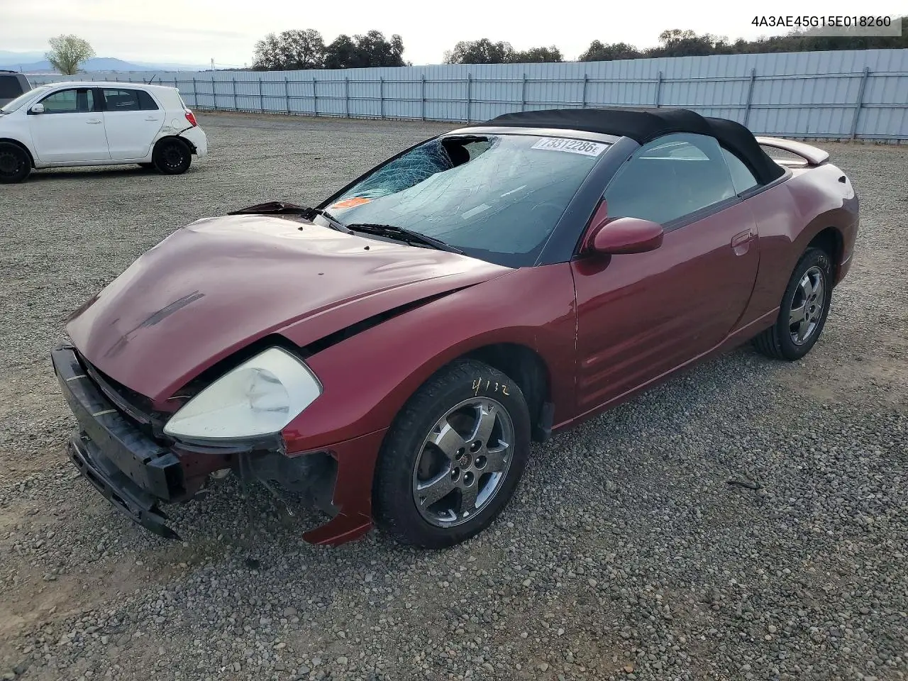 MITSUBISHI ECLIPSE 2005, VIN 4A3AE45G15E018260
