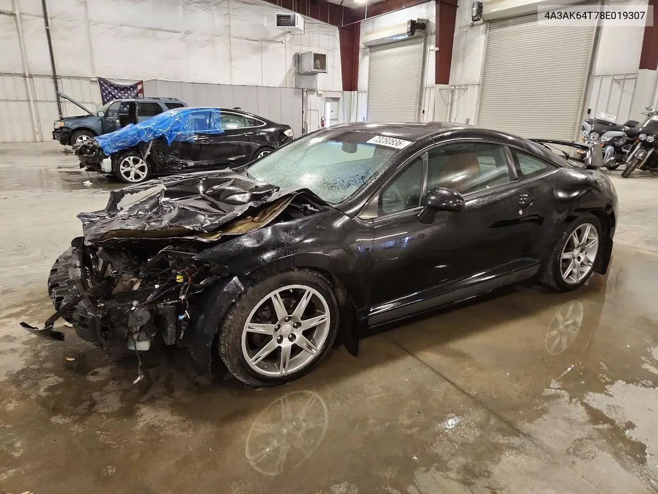 MITSUBISHI ECLIPSE 2008, VIN 4A3AK64T78E019307