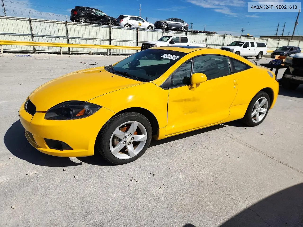 MITSUBISHI ECLIPSE 2009, VIN 4A3AK24F19E021610