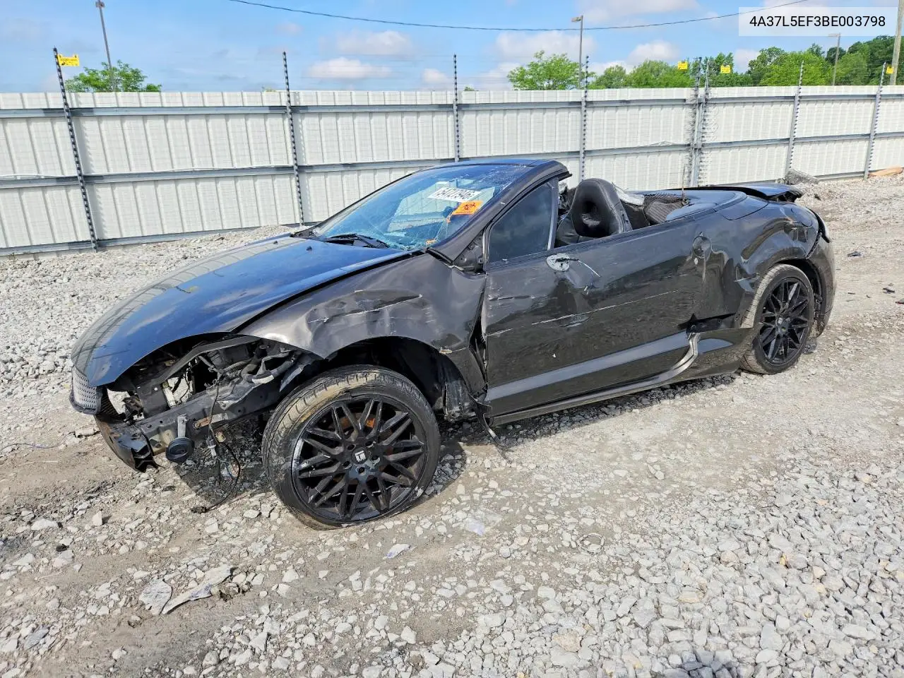 MITSUBISHI ECLIPSE 2011, VIN 4A37L5EF3BE003798