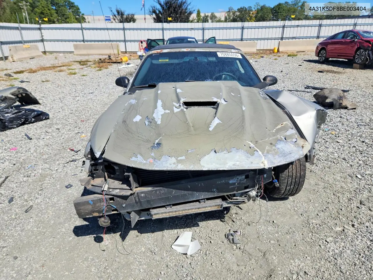 2011 MITSUBISHI ECLIPSE VIN 4A31K5DF8BE003404 — фото 5