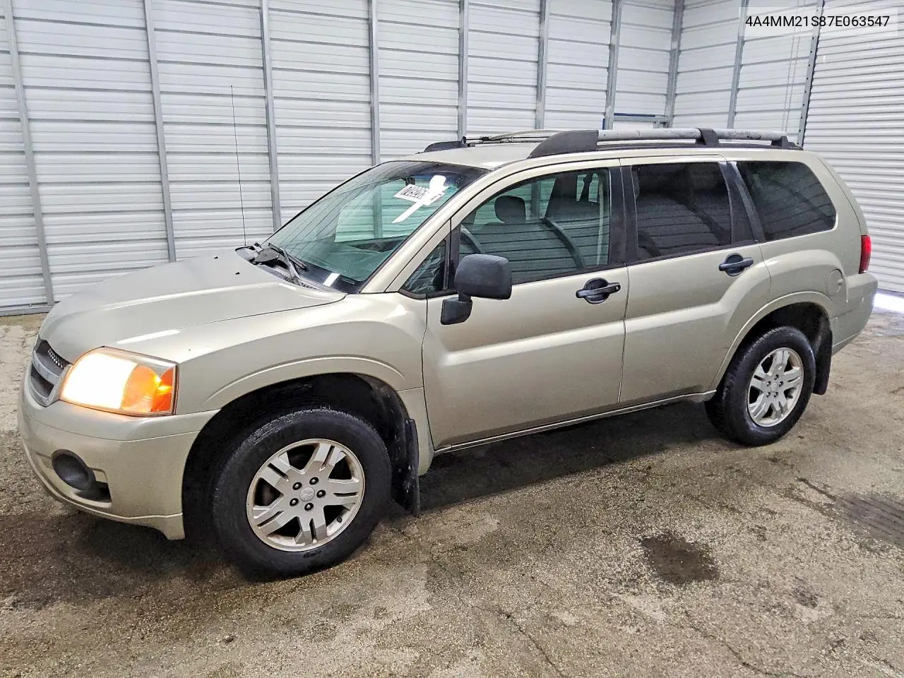 MITSUBISHI ENDEAVOR 2007, VIN 4A4MM21S87E063547