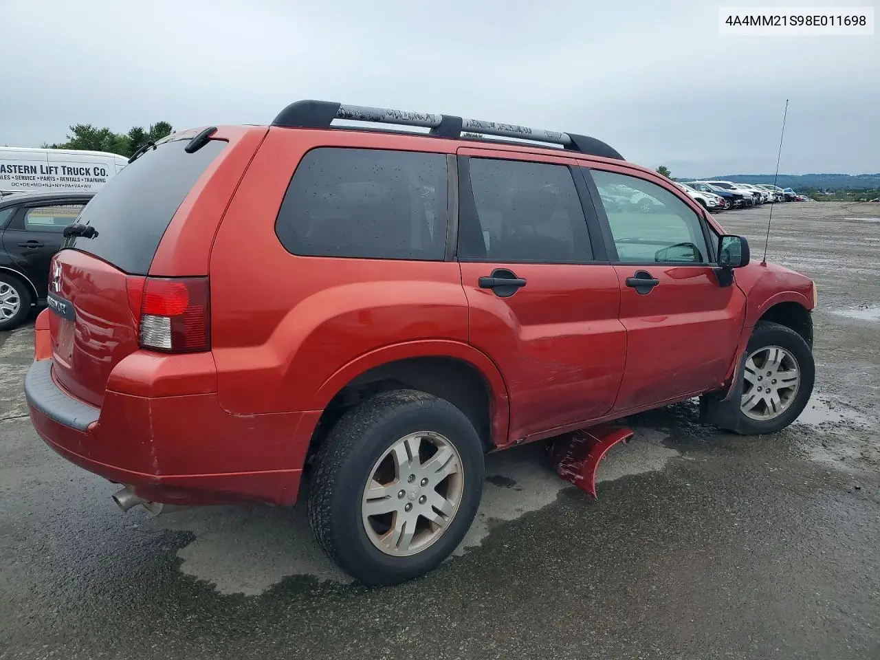 MITSUBISHI ENDEAVOR 2008, VIN 4A4MM21S98E011698