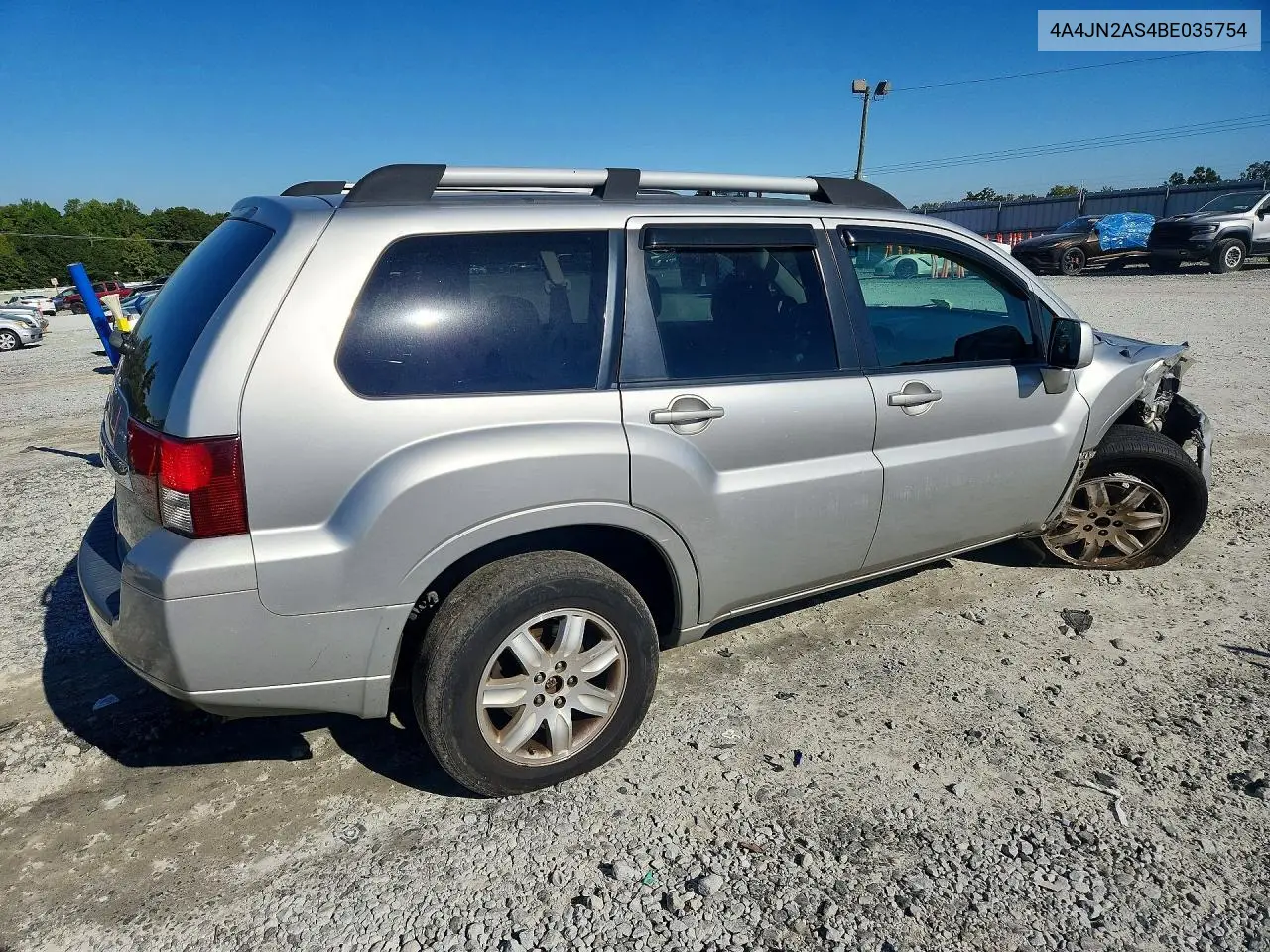 2011 MITSUBISHI ENDEAVOR VIN 4A4JN2AS4BE035754 — фото 3