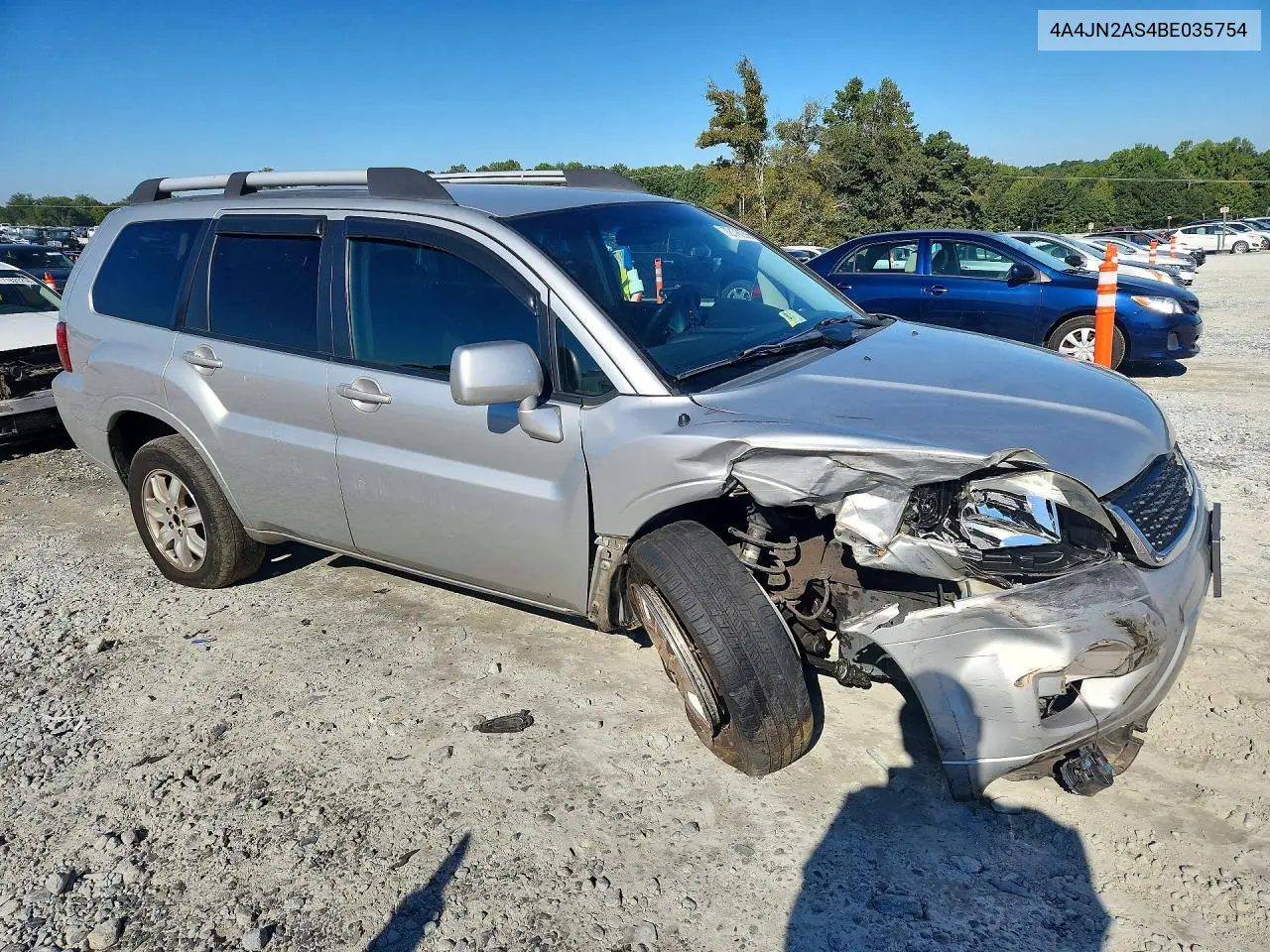 2011 MITSUBISHI ENDEAVOR VIN 4A4JN2AS4BE035754 — фото 4