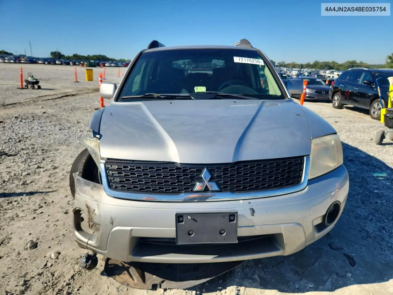 2011 MITSUBISHI ENDEAVOR VIN 4A4JN2AS4BE035754 — фото 5