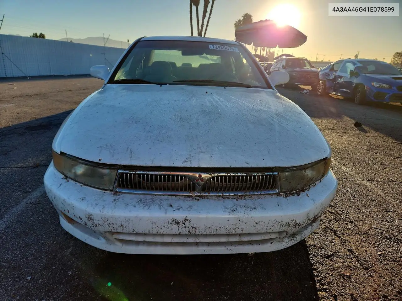 2001 MITSUBISHI GALANT VIN 4A3AA46G41E078599 — фото 5