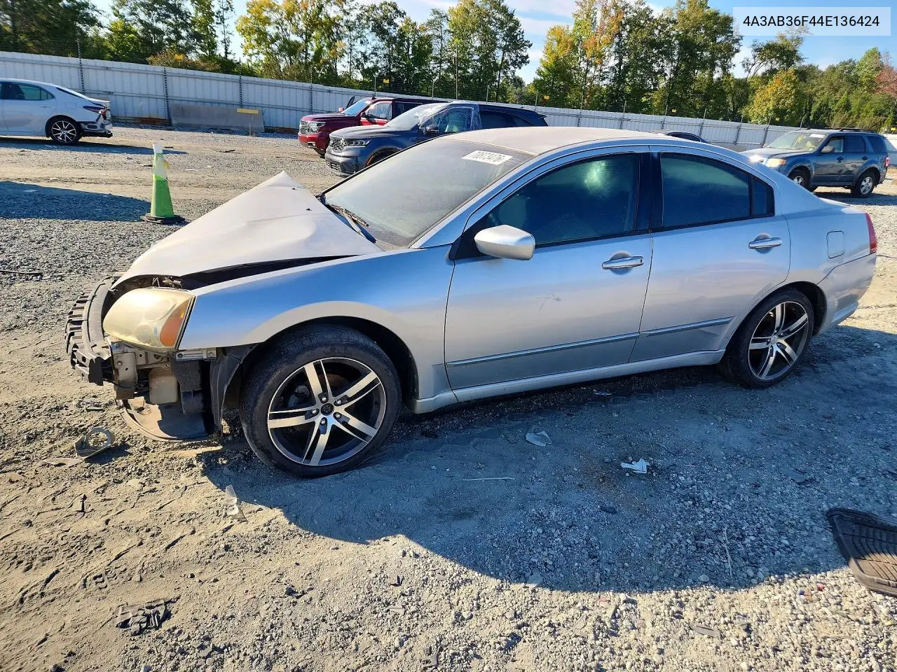 MITSUBISHI GALANT 2004, VIN 4A3AB36F44E136424