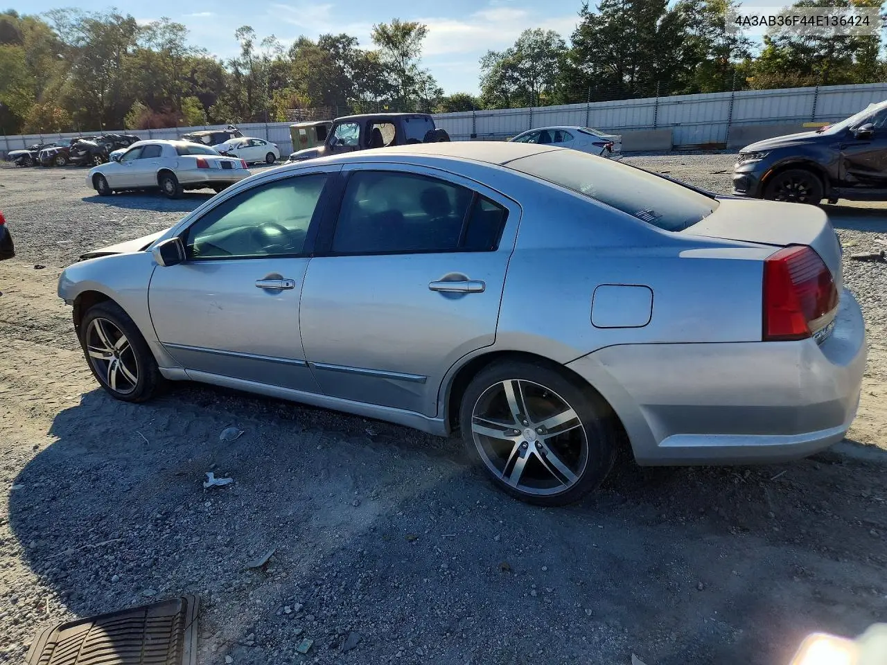 2004 MITSUBISHI GALANT VIN 4A3AB36F44E136424 — фото 2