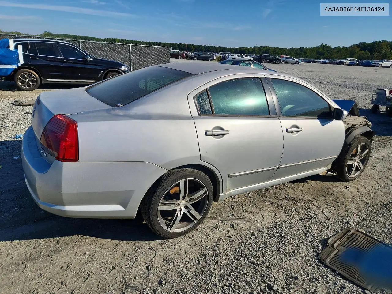 2004 MITSUBISHI GALANT VIN 4A3AB36F44E136424 — фото 3