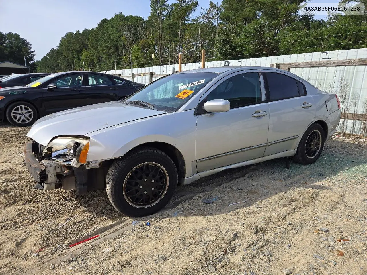MITSUBISHI GALANT 2006, VIN 4A3AB36F06E061238