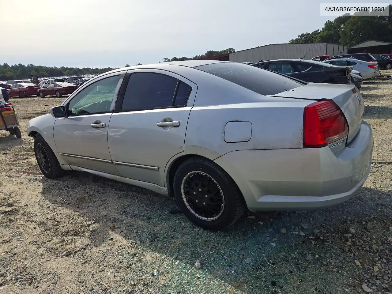 2006 MITSUBISHI GALANT VIN 4A3AB36F06E061238 — фото 2