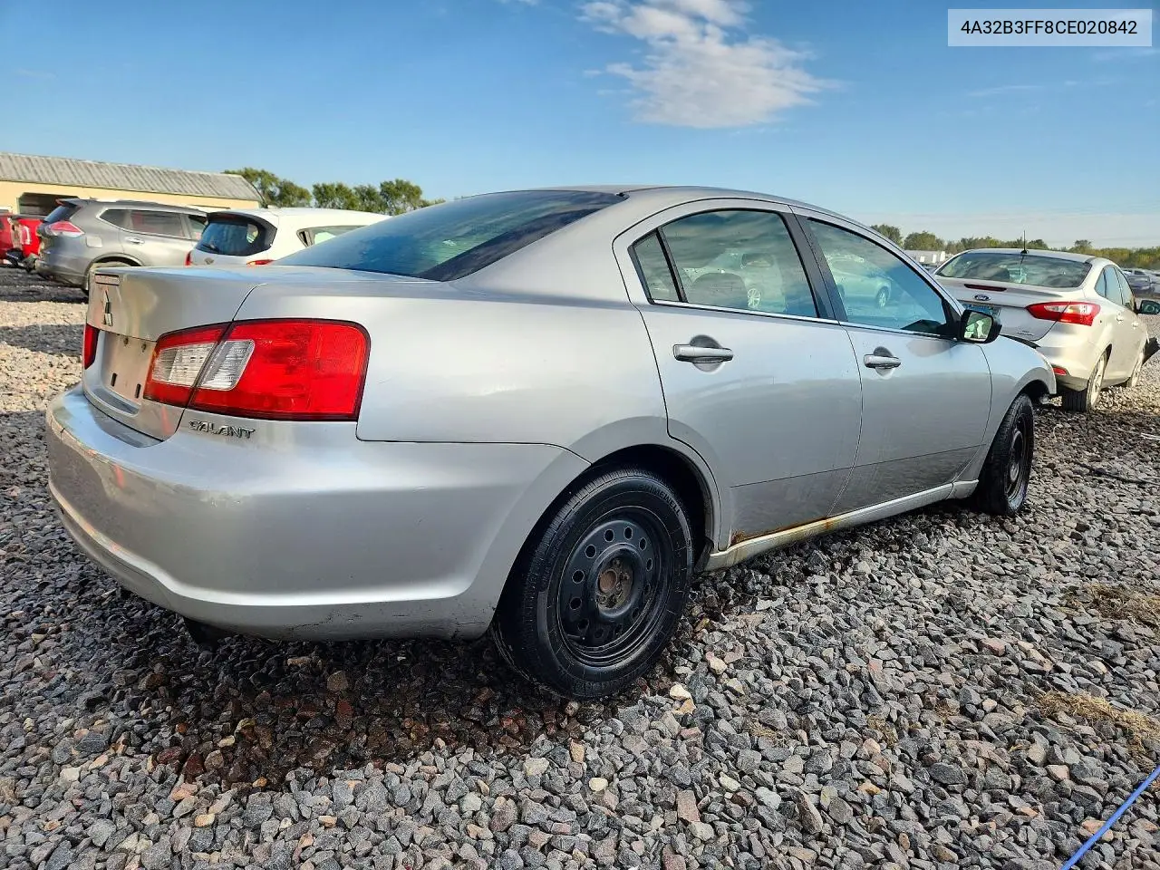 2006 MITSUBISHI GALANT VIN 4A32B3FF8CE020842 — фото 3
