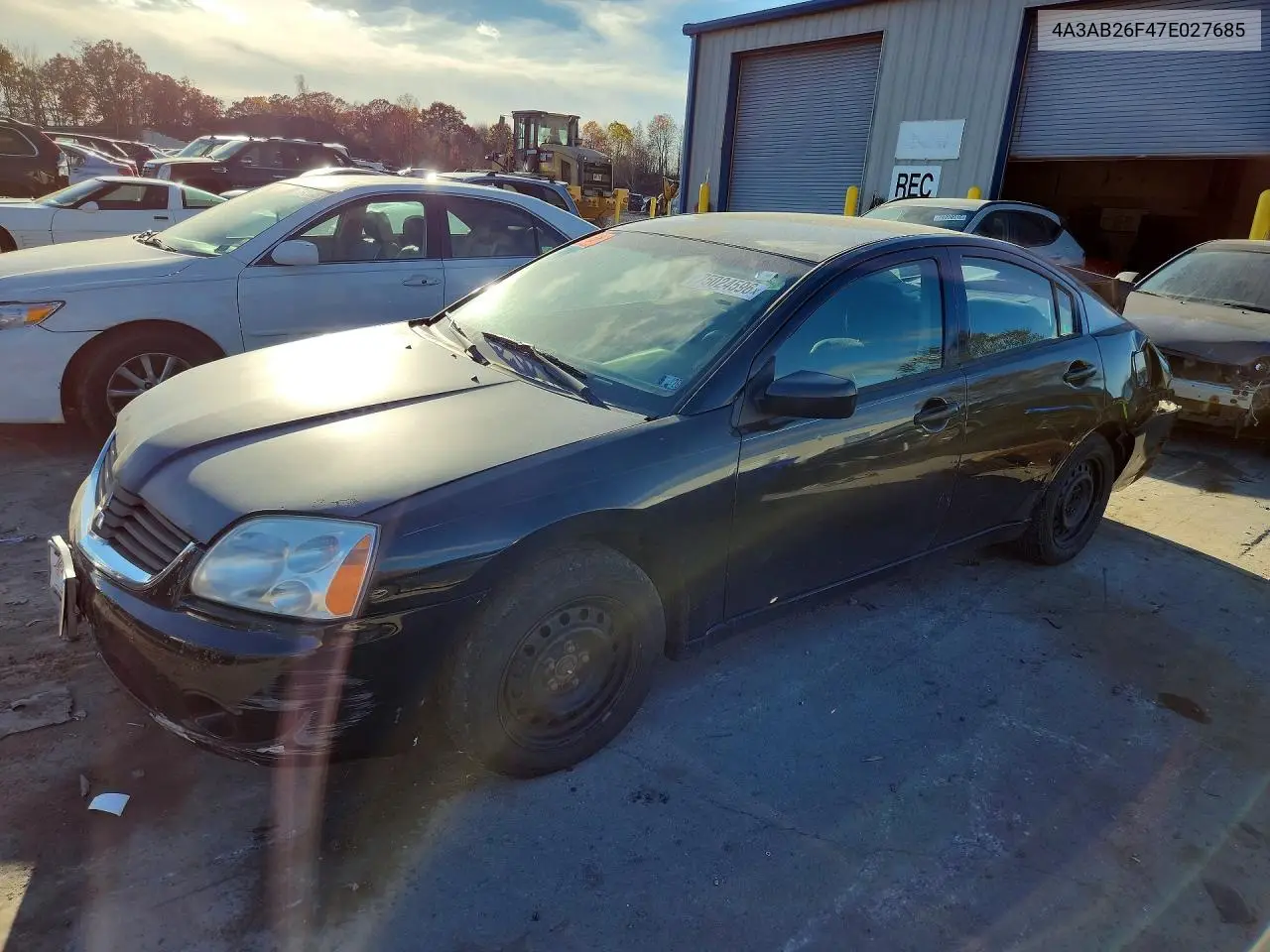 MITSUBISHI GALANT 2007, VIN 4A3AB26F47E027685