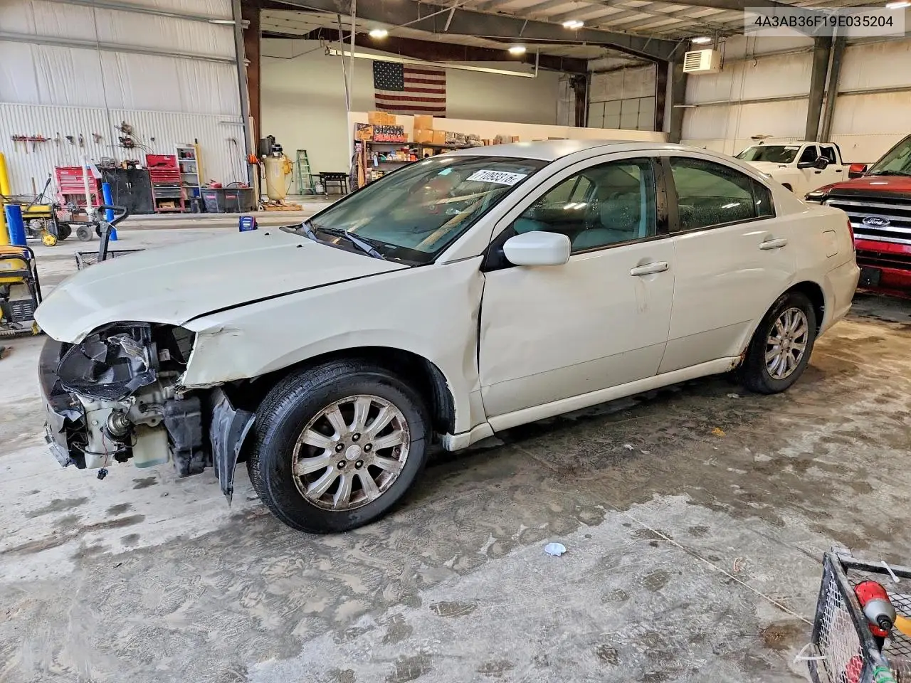 MITSUBISHI GALANT 2009, VIN 4A3AB36F19E035204
