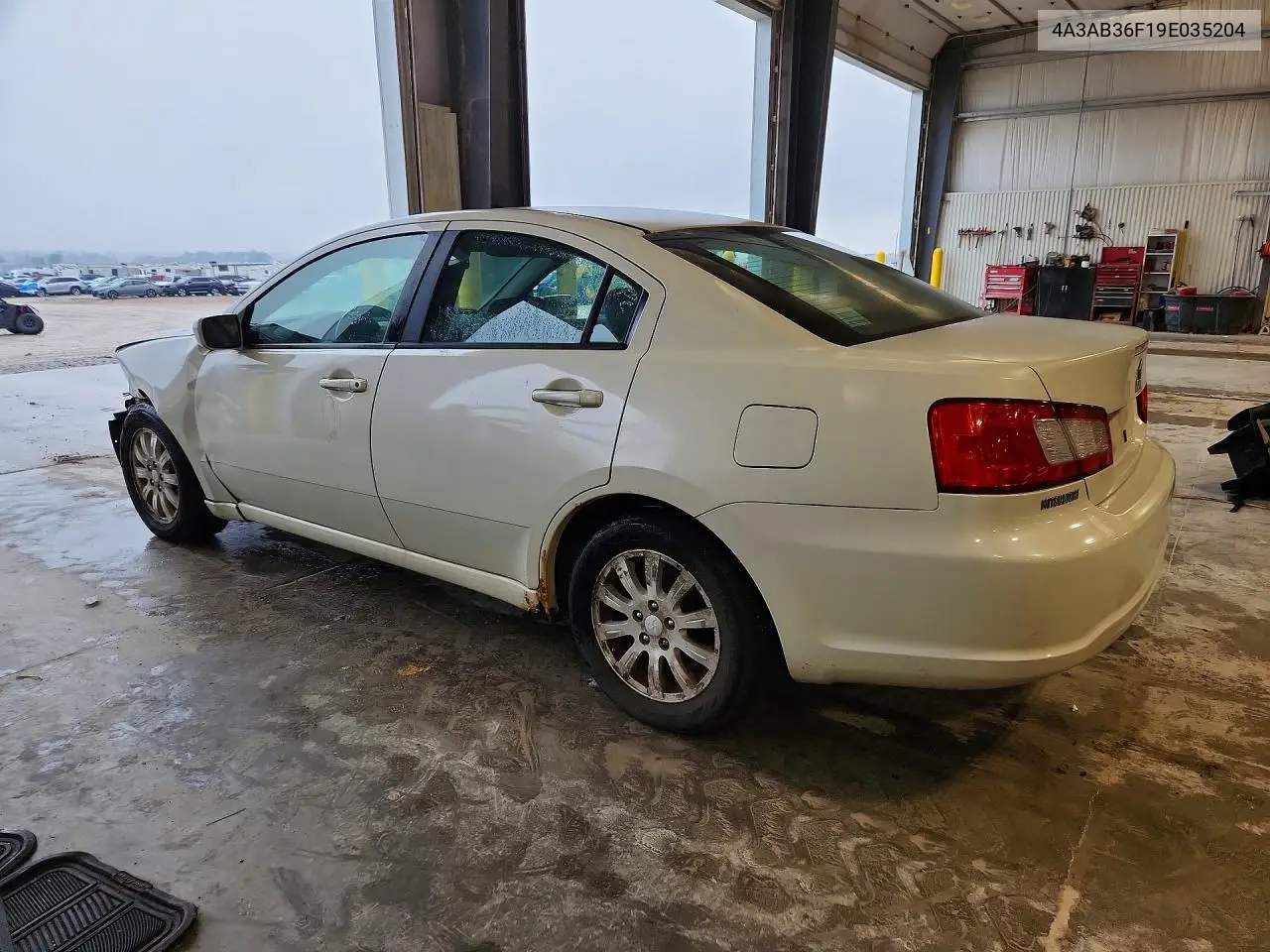 2009 MITSUBISHI GALANT VIN 4A3AB36F19E035204 — фото 2