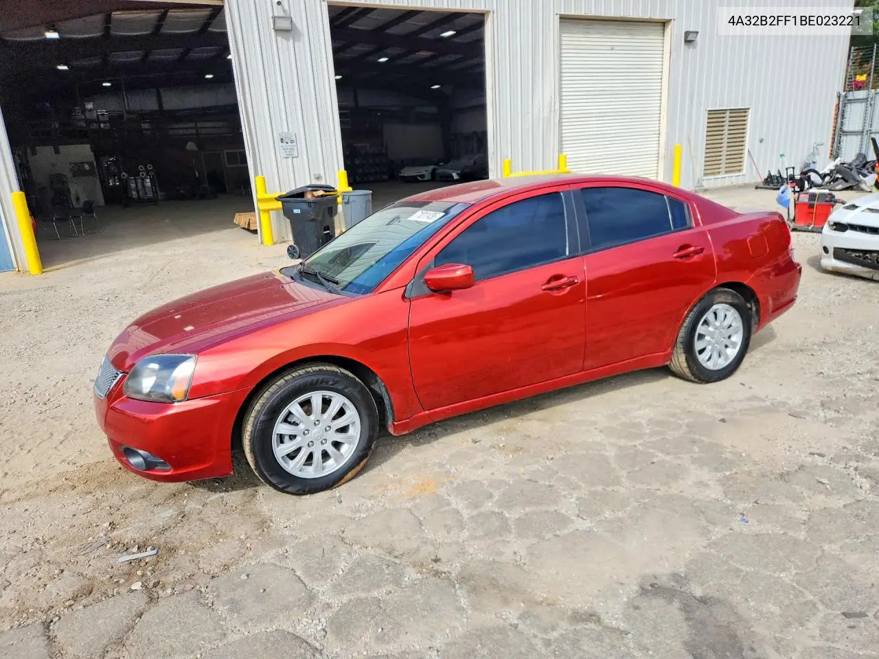 MITSUBISHI GALANT 2011, VIN 4A32B2FF1BE023221