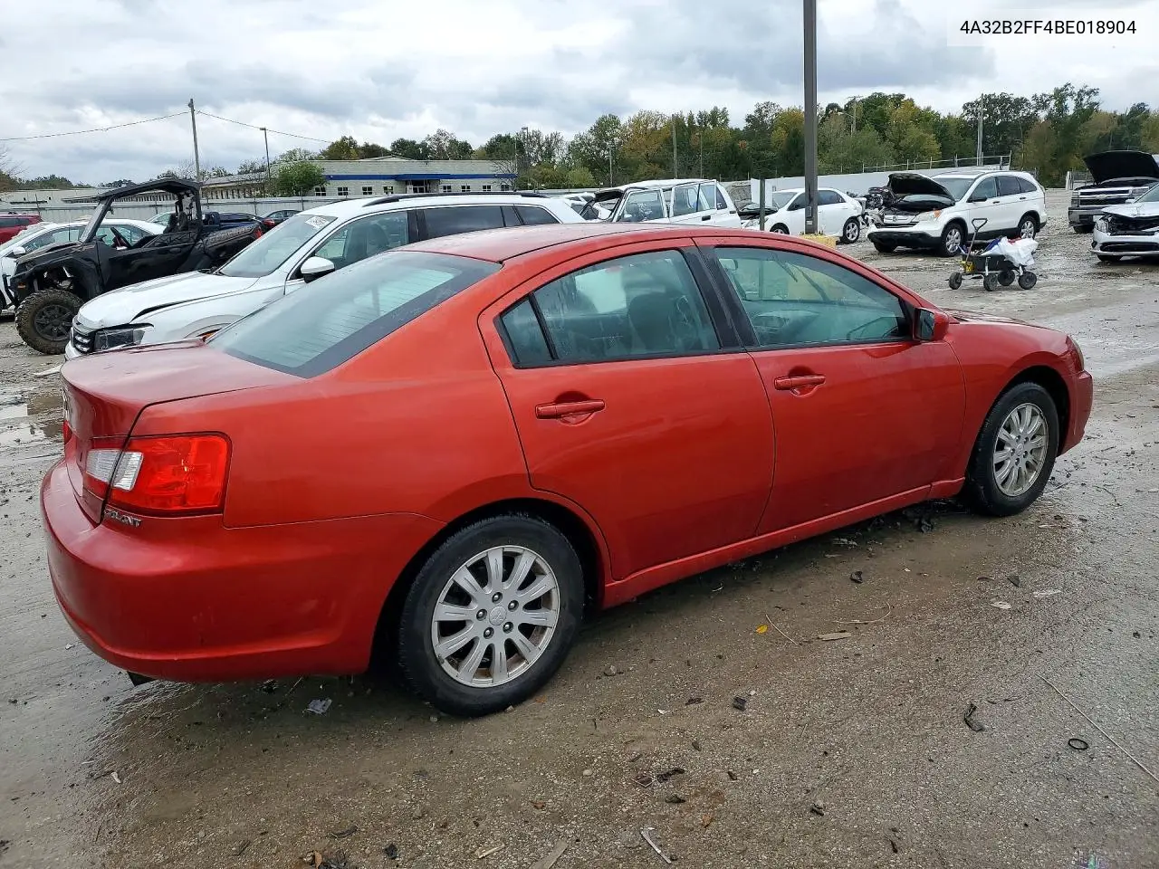 2011 MITSUBISHI GALANT VIN 4A32B2FF4BE018904 — фото 3