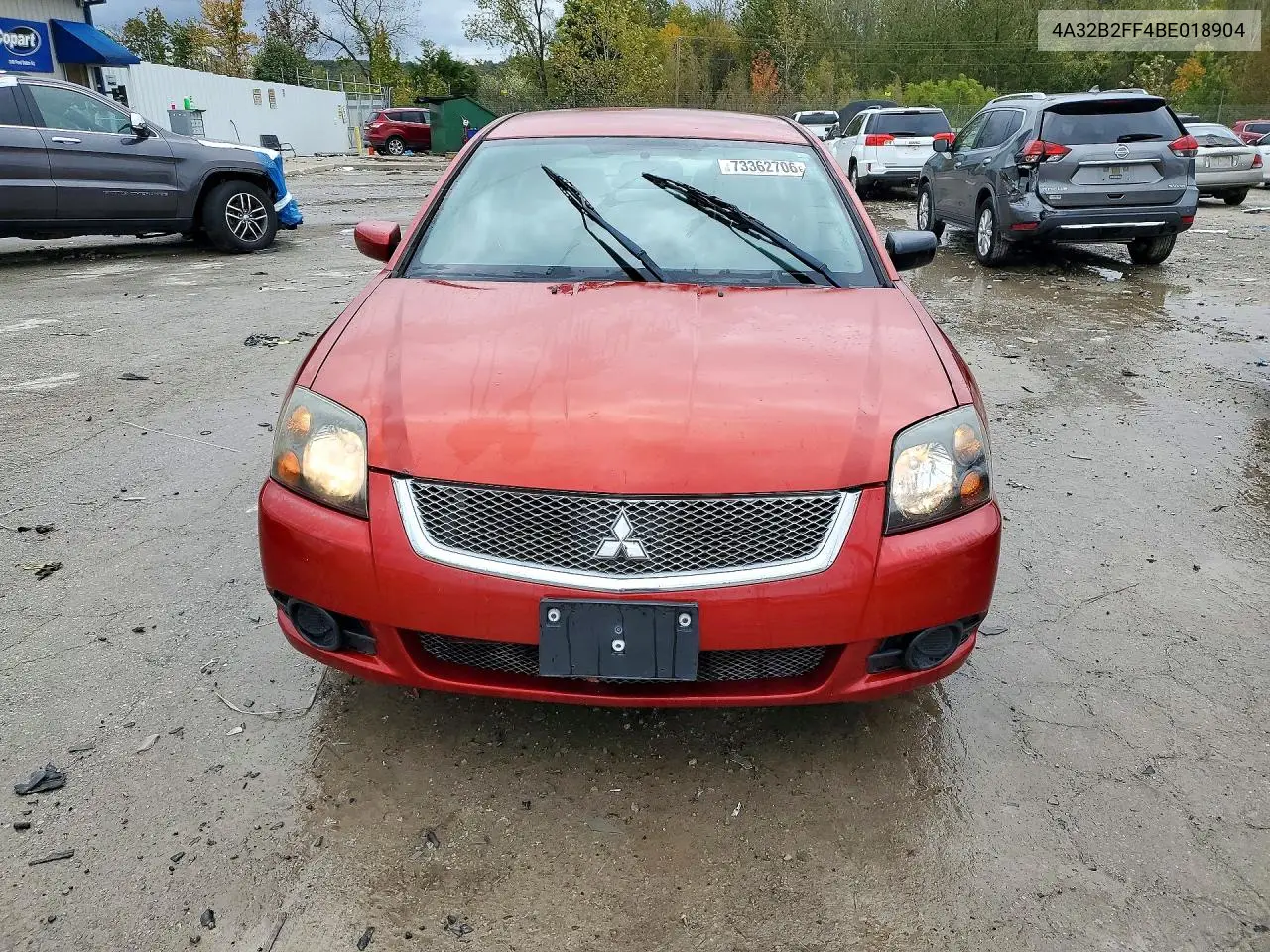 2011 MITSUBISHI GALANT VIN 4A32B2FF4BE018904 — фото 5