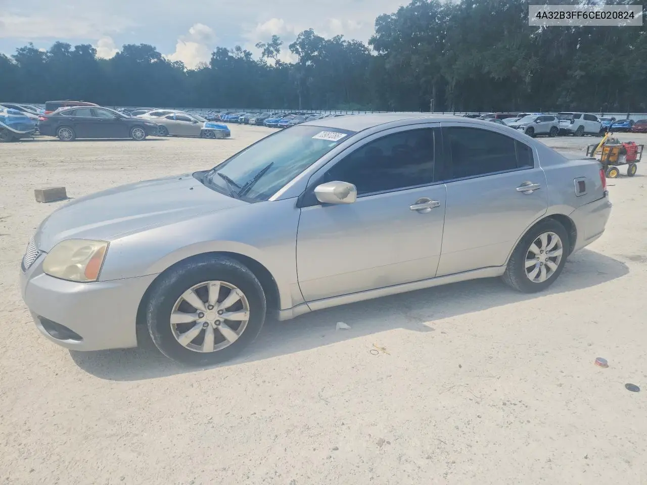 MITSUBISHI GALANT 2012, VIN 4A32B3FF6CE020824