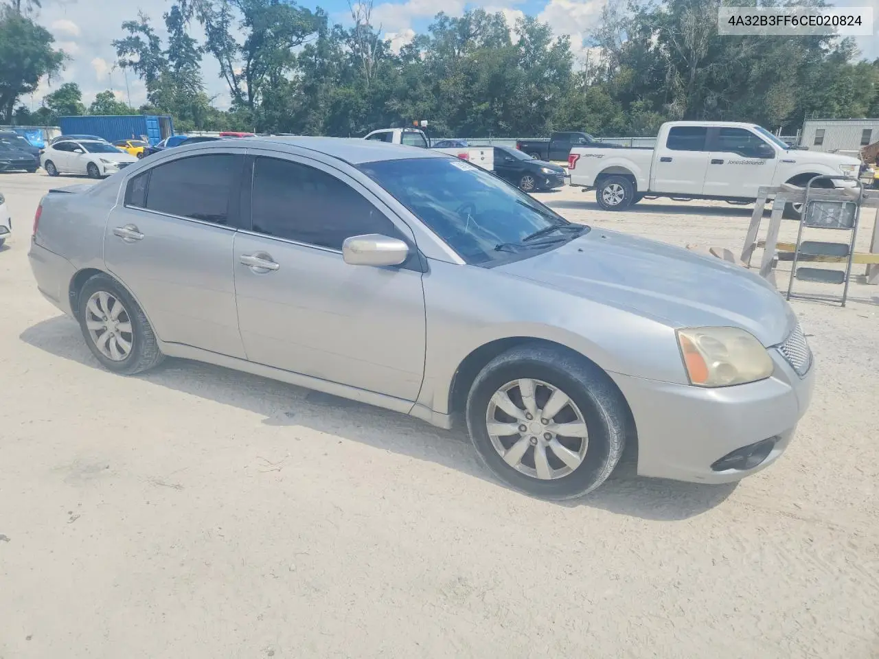 2012 MITSUBISHI GALANT VIN 4A32B3FF6CE020824 — фото 4