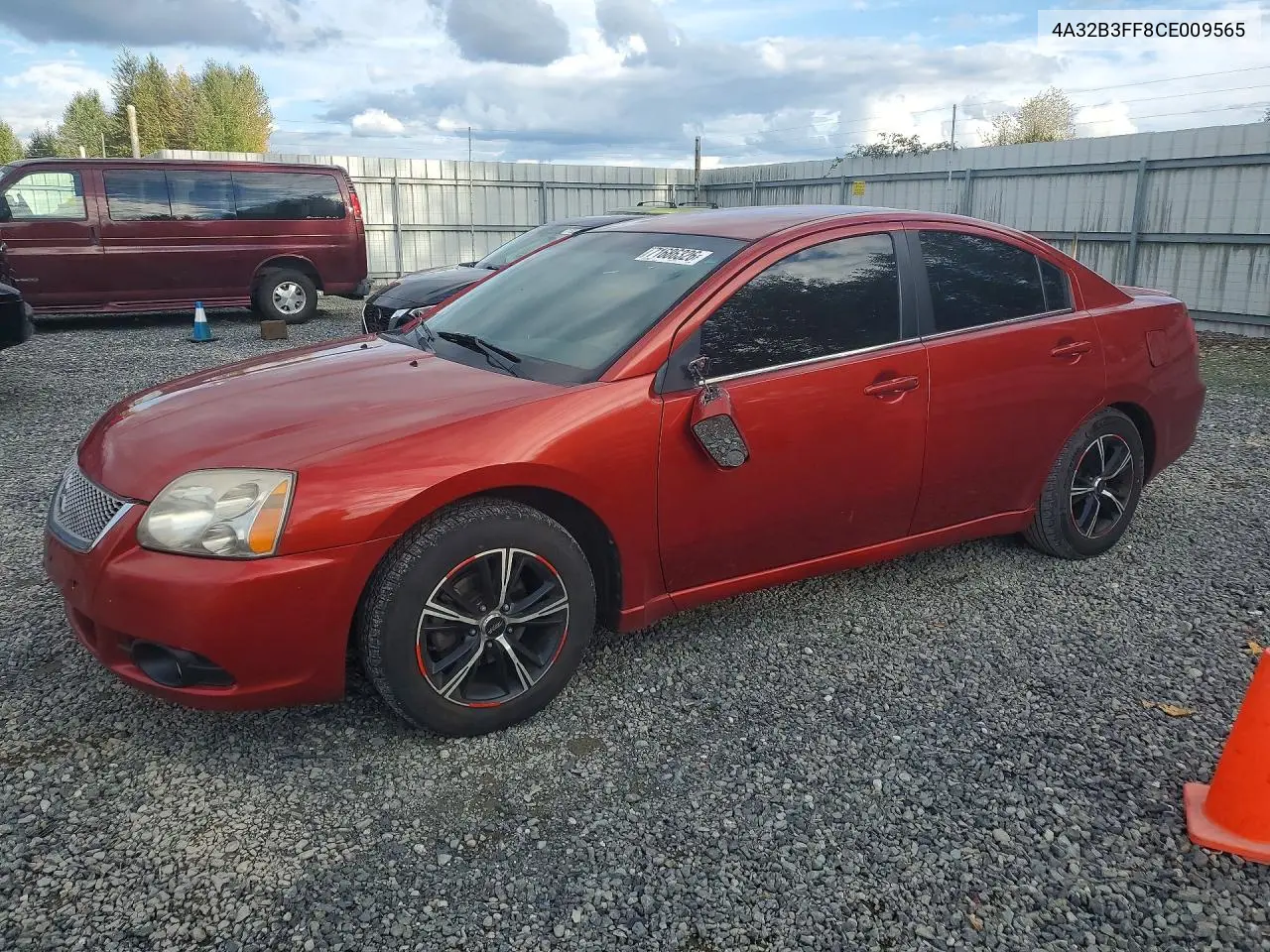 MITSUBISHI GALANT 2012, VIN 4A32B3FF8CE009565