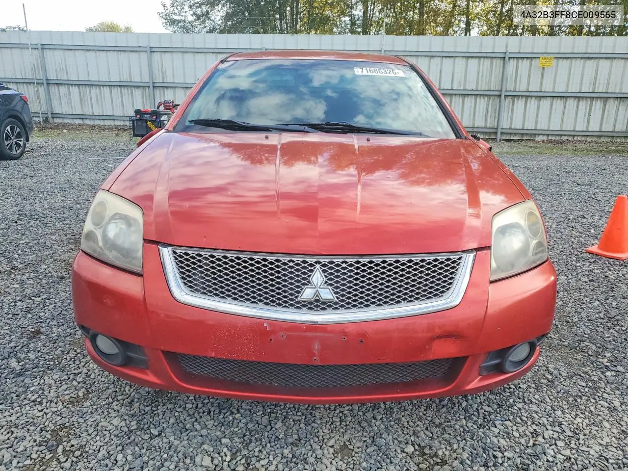 2012 MITSUBISHI GALANT VIN 4A32B3FF8CE009565 — фото 5