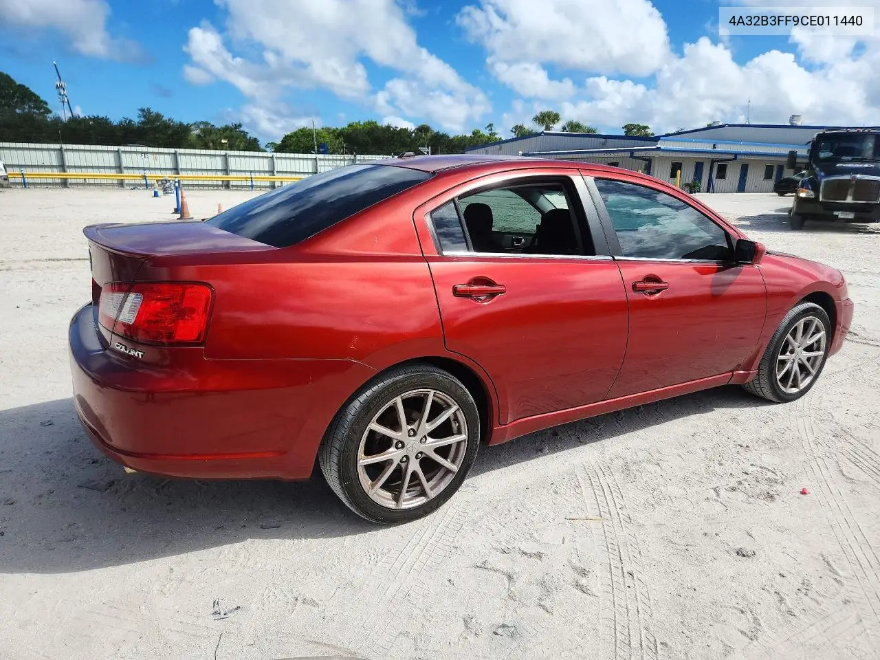 2012 MITSUBISHI GALANT VIN 4A32B3FF9CE011440 — фото 3