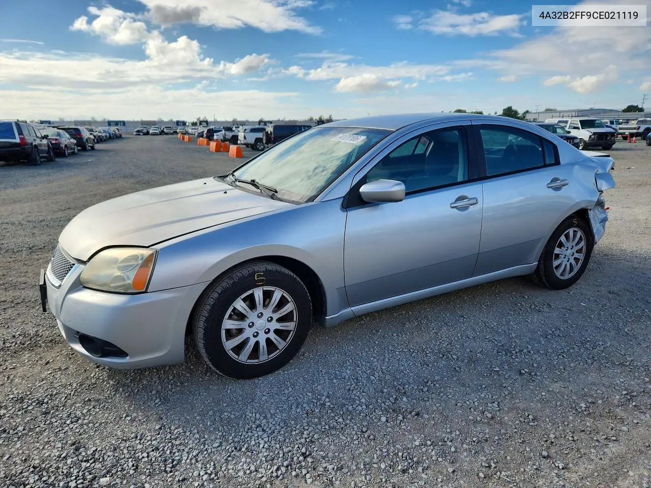 MITSUBISHI GALANT 2012, VIN 4A32B2FF9CE021119