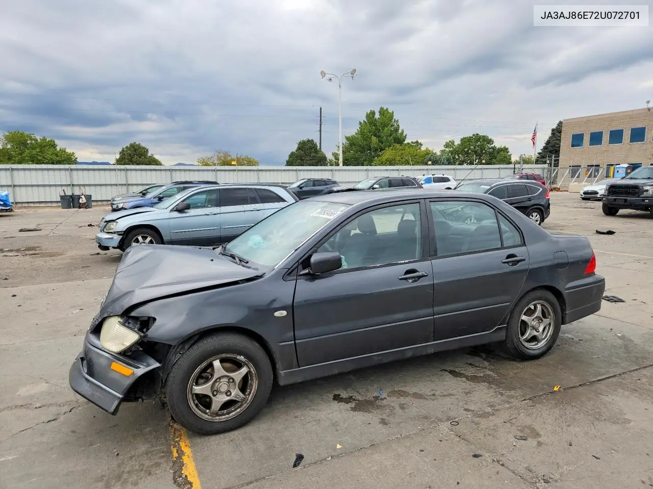MITSUBISHI LANCER 2002, VIN JA3AJ86E72U072701