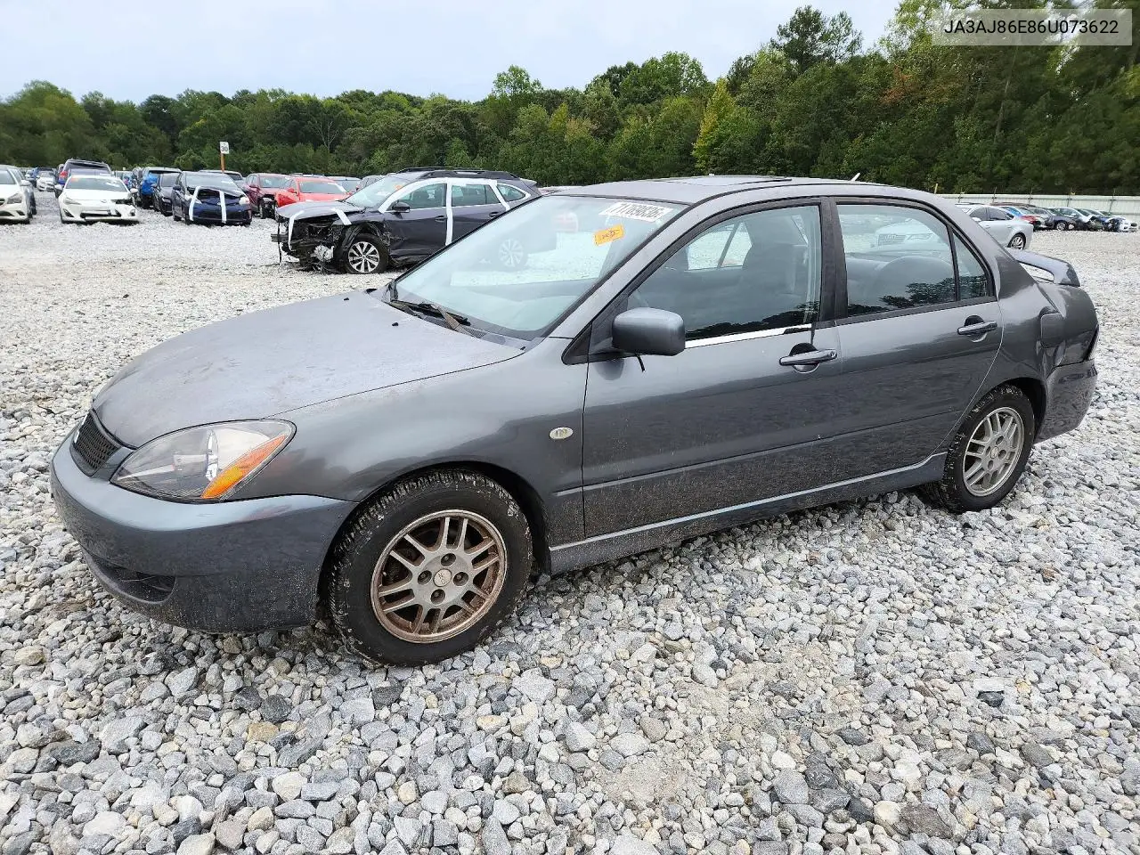 MITSUBISHI LANCER 2006, VIN JA3AJ86E86U073622