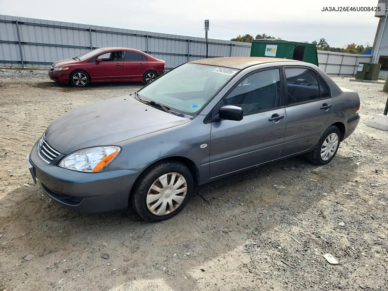 MITSUBISHI LANCER 2006, VIN JA3AJ26E46U008425