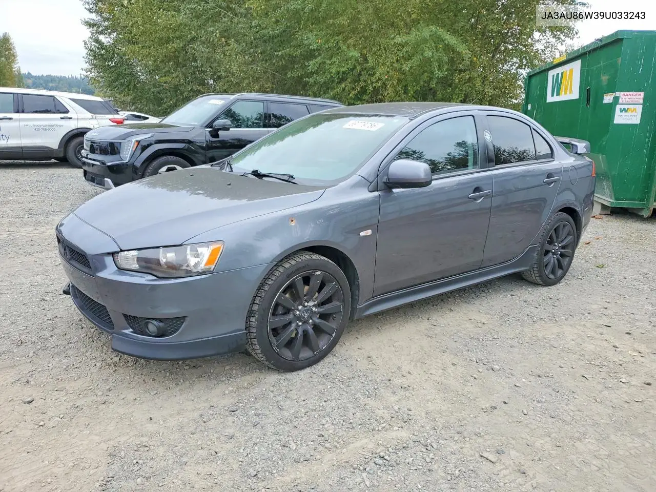 MITSUBISHI LANCER 2009, VIN JA3AU86W39U033243