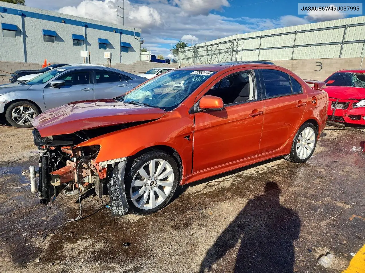 MITSUBISHI LANCER 2009, VIN JA3AU86W49U037995