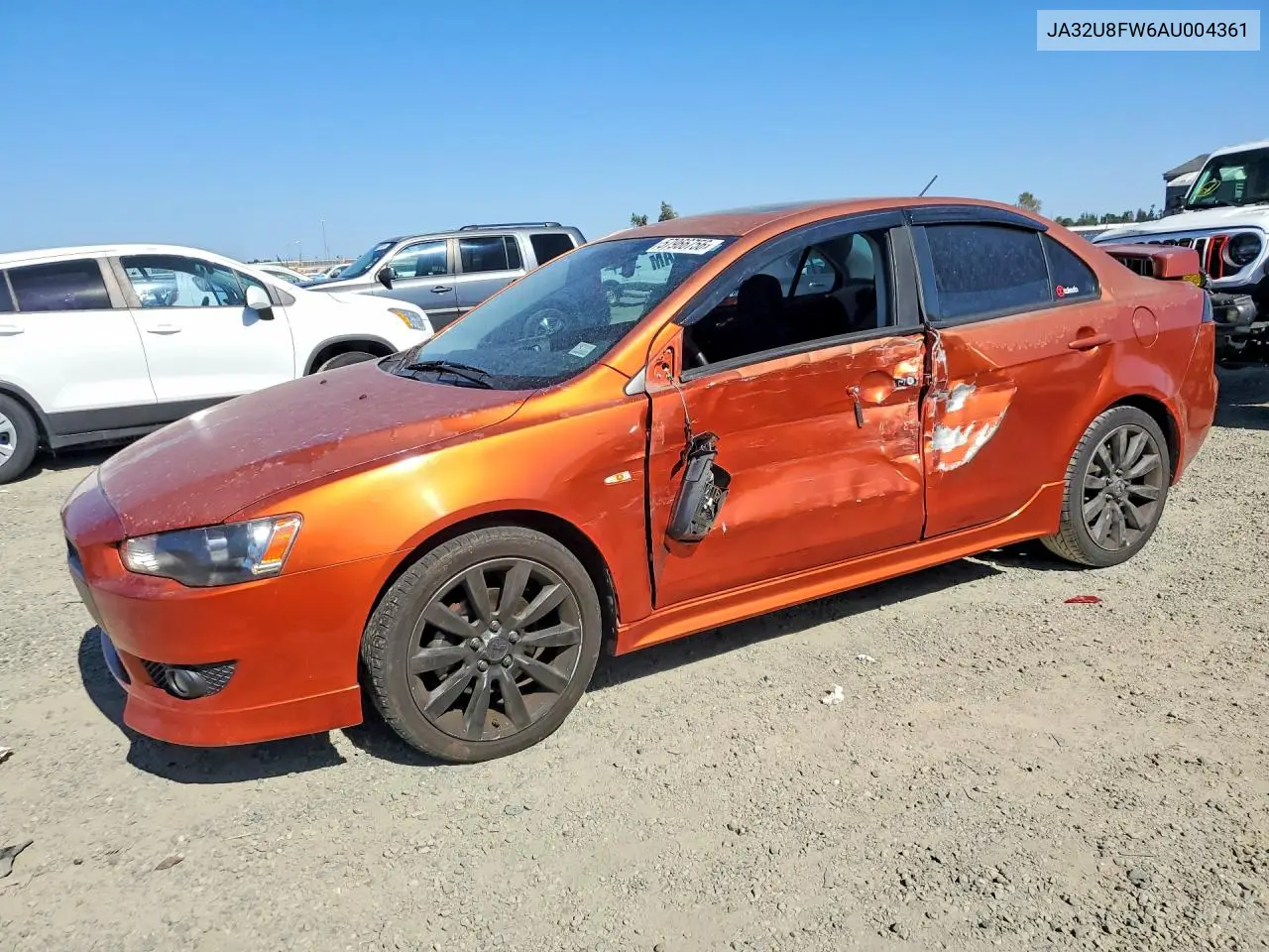 MITSUBISHI LANCER 2010, VIN JA32U8FW6AU004361