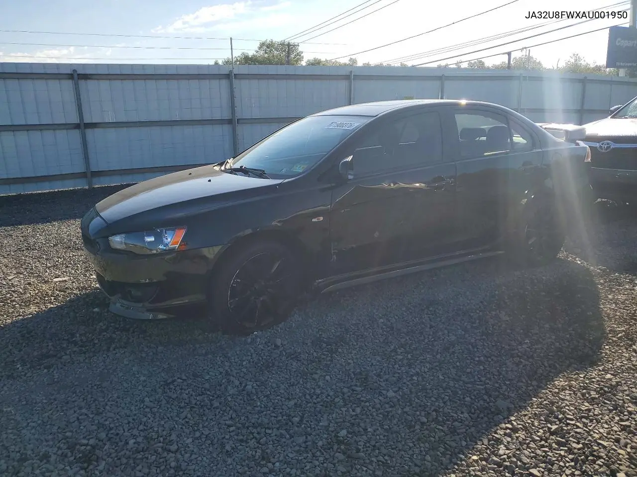 MITSUBISHI LANCER 2010, VIN JA32U8FWXAU001950