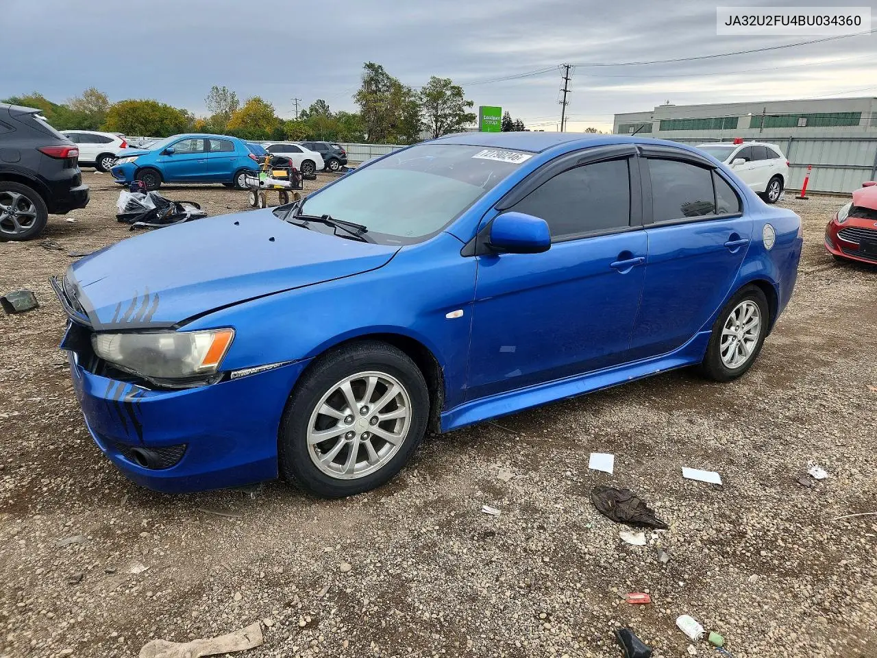MITSUBISHI LANCER 2011, VIN JA32U2FU4BU034360
