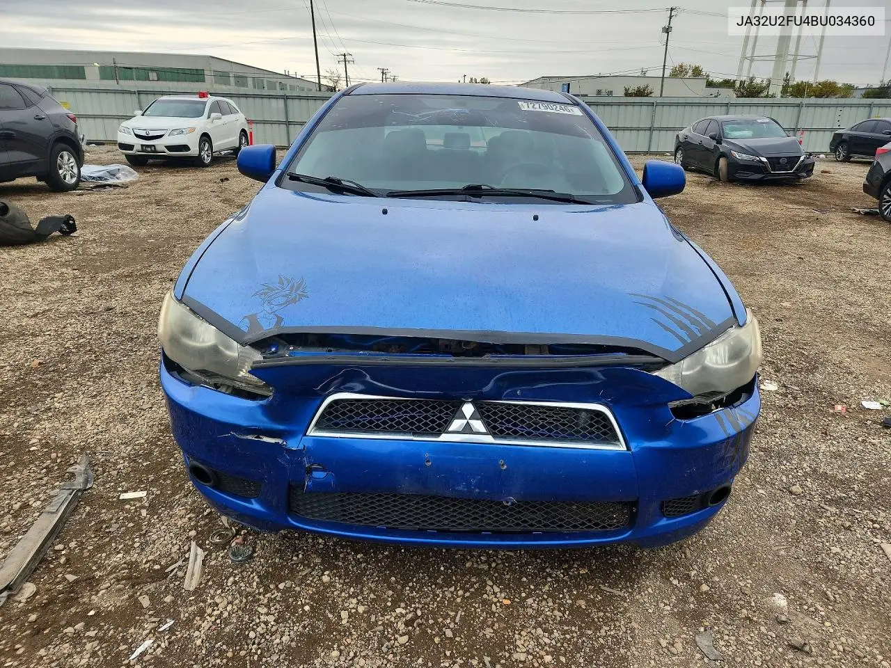 2011 MITSUBISHI LANCER VIN JA32U2FU4BU034360 — фото 5