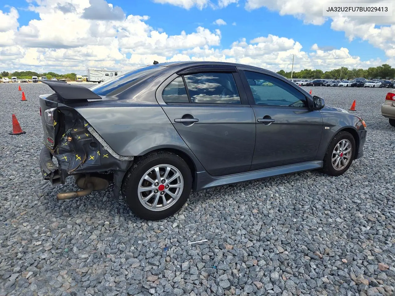 2011 MITSUBISHI LANCER VIN JA32U2FU7BU029413 — фото 3