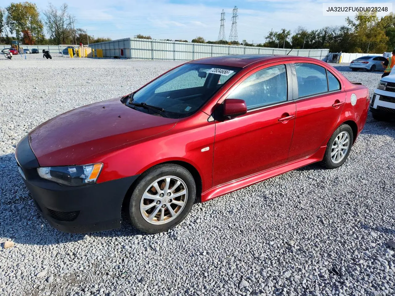 MITSUBISHI LANCER 2013, VIN JA32U2FU6DU023248