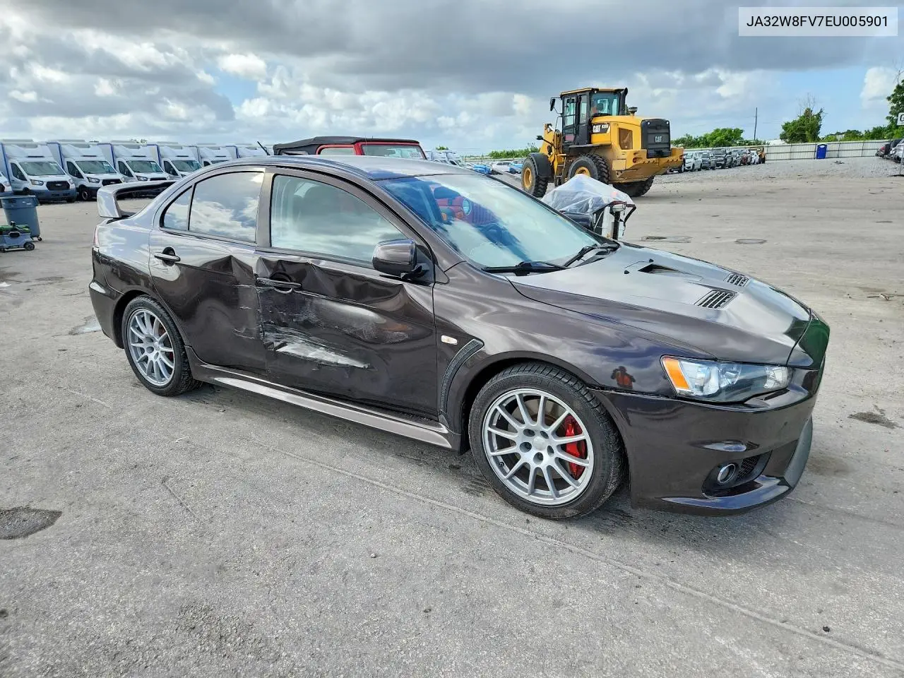 2014 MITSUBISHI LANCER VIN JA32W8FV7EU005901 — фото 5