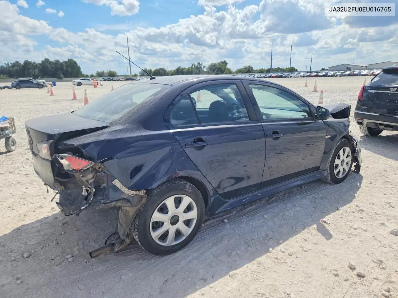 2014 MITSUBISHI LANCER VIN JA32U2FU0EU016765 — фото 4